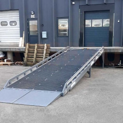 Stacionárna nakladacia rampa bez vodorovnej plošiny